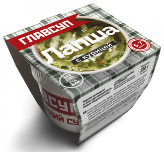 Суп-лапша с курицей, 250 г