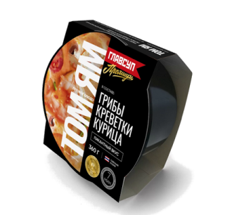 Суп ТОМ ЯМ с курицей и грибами, 360 г